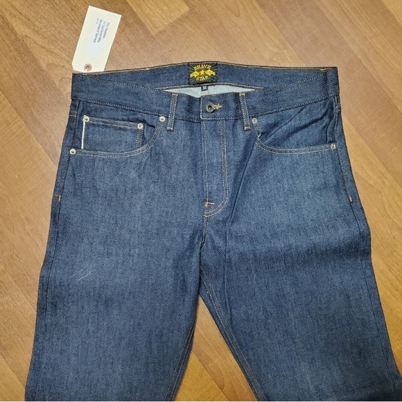 Brave Star CONE MILLS skeleton skinny selvedge denim jeans. W36 made in USA - Picture 4 of 12